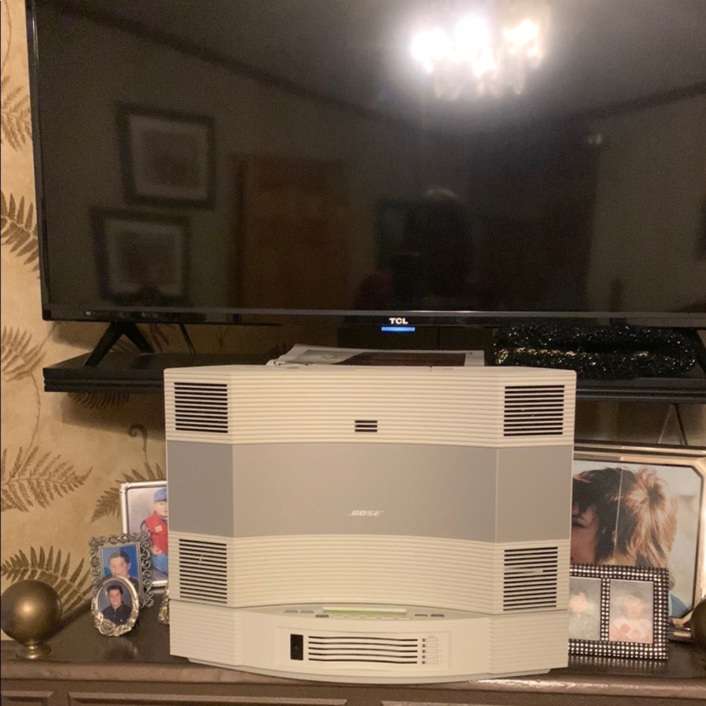 Bose Wave Music System in Beige and Light Gray